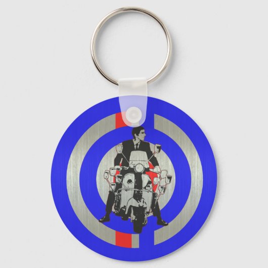 Ruitenwisser voor scooter sleutelhanger (Voorkant)