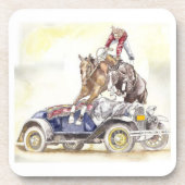 ruiter bier onderzetter (Voorkant)