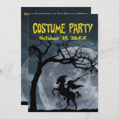 Ruiter de zonder hoofd van de Partij van het Feestdagenkaart (Voorkant / Achterkant)