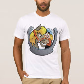 ruiter en paard Mannen T-shirt (Voorkant)