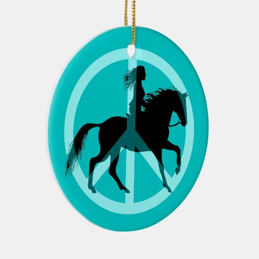 ruiter keramisch ornament (Rechts)