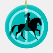 ruiter keramisch ornament (Achterkant)