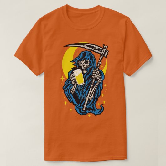 Ruiter met bier t-shirt (Design voorkant)