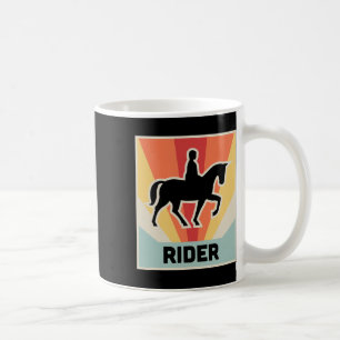 Ruiter paardrijden koffiemok