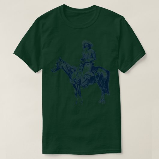 Ruiter te paard t-shirt (Design voorkant)