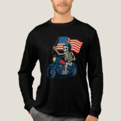 Ruiter van de Vrijheid Tri-Blend Shirt (Voorkant volledig)