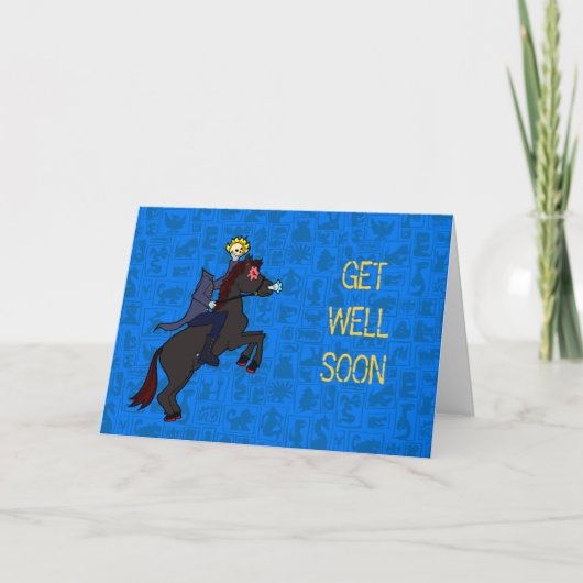 Ruiter zonder hoofd kaart (Voorkant)