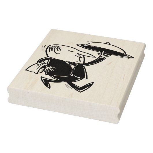Ruiter zwart-Stropdas ober rubberen kunststempel Rubberstempel (Stempel)