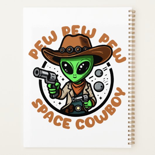 Ruitereind Funny Alien Planner (Achterkant)