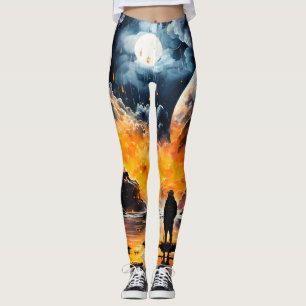 Ruitereiziger Kosmische Horizon Reis Leggings
