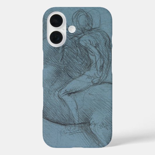 Ruitermonument (studie) door Leonardo da Vinci Case-Mate iPhone Case (Achterkant)