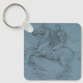 Ruitermonument (studie) door Leonardo da Vinci Sleutelhanger (Voorkant)