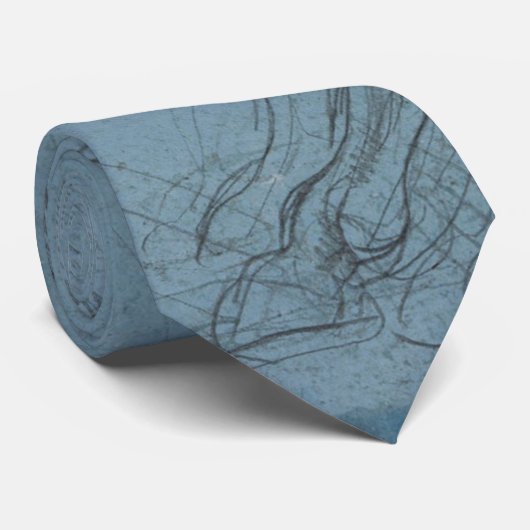 Ruitermonument (studie) door Leonardo da Vinci Stropdas (Opgerold)