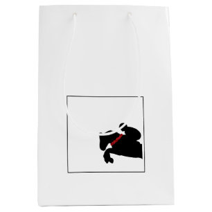 Ruiterpaard Show Jumper Silhouet Red Roses Medium Cadeauzakje