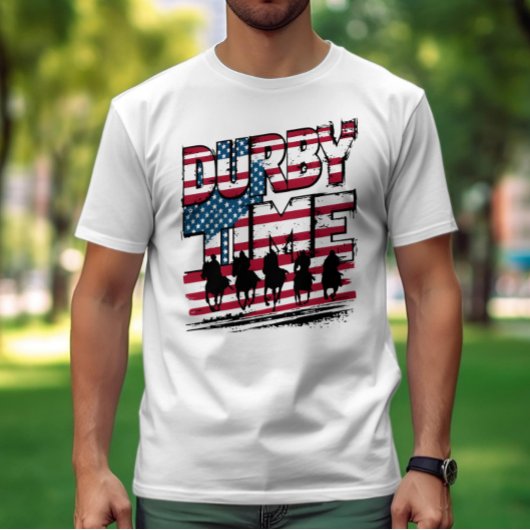 Ruiterpatriotten rijden voor Amerikaanse vlag T-shirt