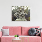 Ruiterportret van Lodewijk XIV 2 Canvas Afdruk (Insitu (Woonkamer))