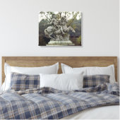 Ruiterportret van Lodewijk XIV 2 Canvas Afdruk (Insitu (Slaapkamer))