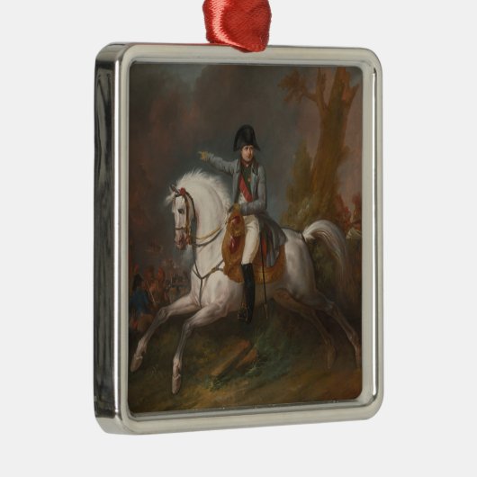 Ruiterportret van Napoleon Metalen Ornament (Rechts)