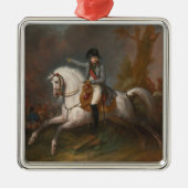 Ruiterportret van Napoleon Metalen Ornament (Voorkant)