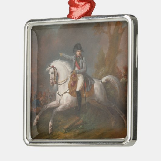 Ruiterportret van Napoleon Metalen Ornament (Links)