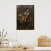 Ruiterportret van Stanisław Poster (Keuken)