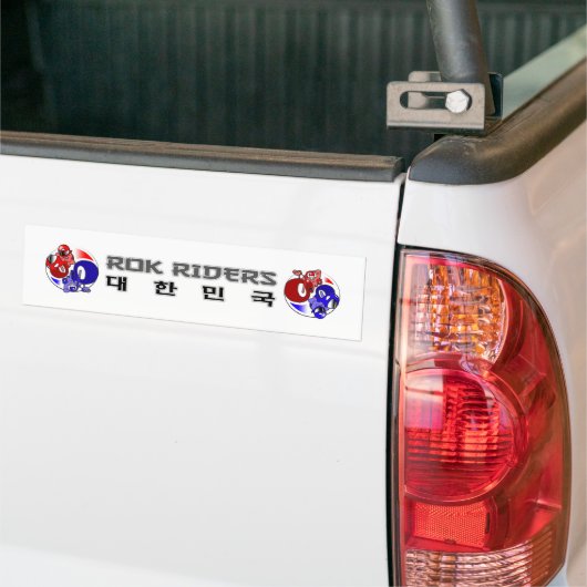 Ruiters bumpersticker (kleine afdruk) (Op Truck)
