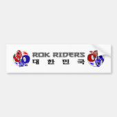 Ruiters bumpersticker (kleine afdruk) (Voorkant)