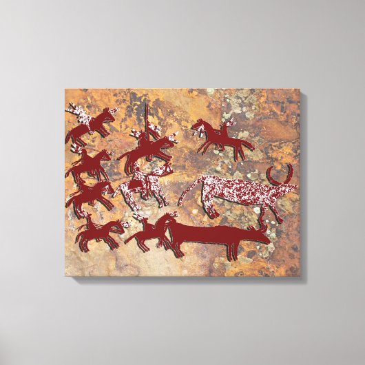 Ruiters Canvas Afdruk (Voorkant)