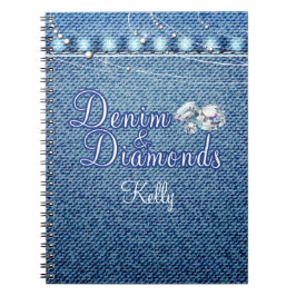 Ruiters en Denim Party Guest Book Notitieboek