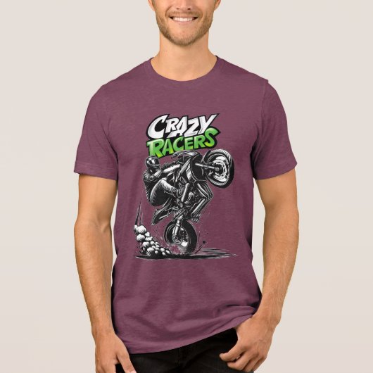 Ruiters mannen T-shirts Moto Biker Lifestyle (Voorkant)