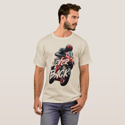 Ruiters mannen T-shirts Moto Biker Lifestyle (Voorkant volledig)