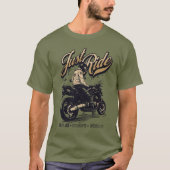 Ruiters mannen T-shirts Moto Biker Lifestyle (Voorkant)