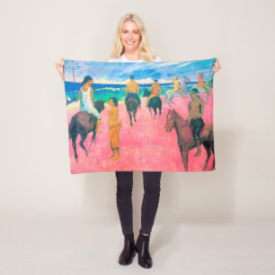 Ruiters op het Strand, Gauguin Fleece Deken