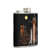 Ruiters Spaceshuttle Discovery en Maan Heupfles (Rechts)