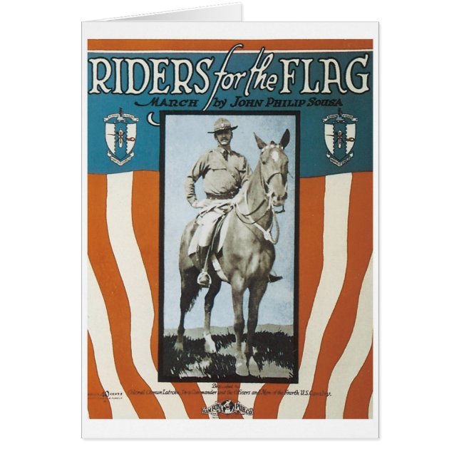 Ruiters voor het  Hoesje van de vlag (Voorkant)