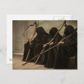 Ruiters wachten op je briefkaart (Voorkant / Achterkant)