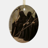 Ruiters wachten op je keramisch ornament (Rechts)