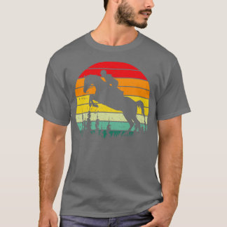 Ruitersport Retro Paarden  Rider T-shirt
