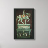 Ruiterstandbeeld van Sir John Hawkwood, Uccello Canvas Afdruk (Voorkant)