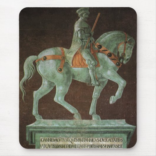 Ruiterstandbeeld van Sir John Hawkwood, Uccello Muismat (Voorkant)