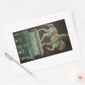 Ruiterstandbeeld van Sir John Hawkwood, Uccello Rechthoekige Sticker (Envelop)
