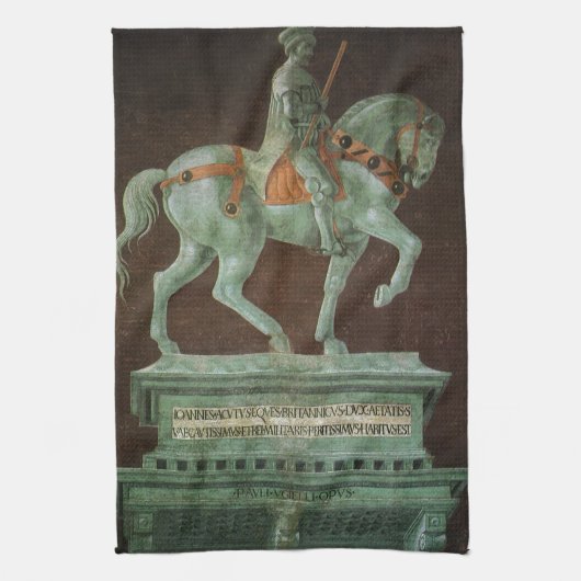 Ruiterstandbeeld van Sir John Hawkwood, Uccello Theedoek (Verticaal)