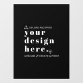 Ruitfolie Eigen Ontwerp Upload 18" x 24" Bord Raamsticker (Vel)