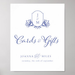  ruitjes voor periwinkle en Kaarten voor cadeautje Poster