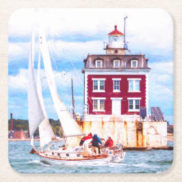 Ruitlicht Kartonnen Onderzetters