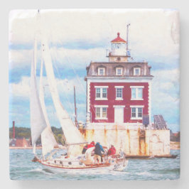 Ruitlicht Stenen Onderzetter