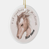 Ruitpaard Keramisch Ornament (Rechts)