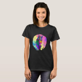 Ruitpaard van Equestrian Horseback T-shirt (Voorkant volledig)