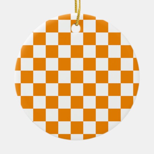 Ruitpatroon Keramisch Ornament (Voorkant)