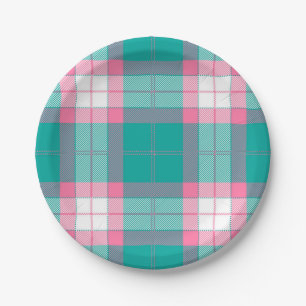 Ruitpatroon Papieren Bordje